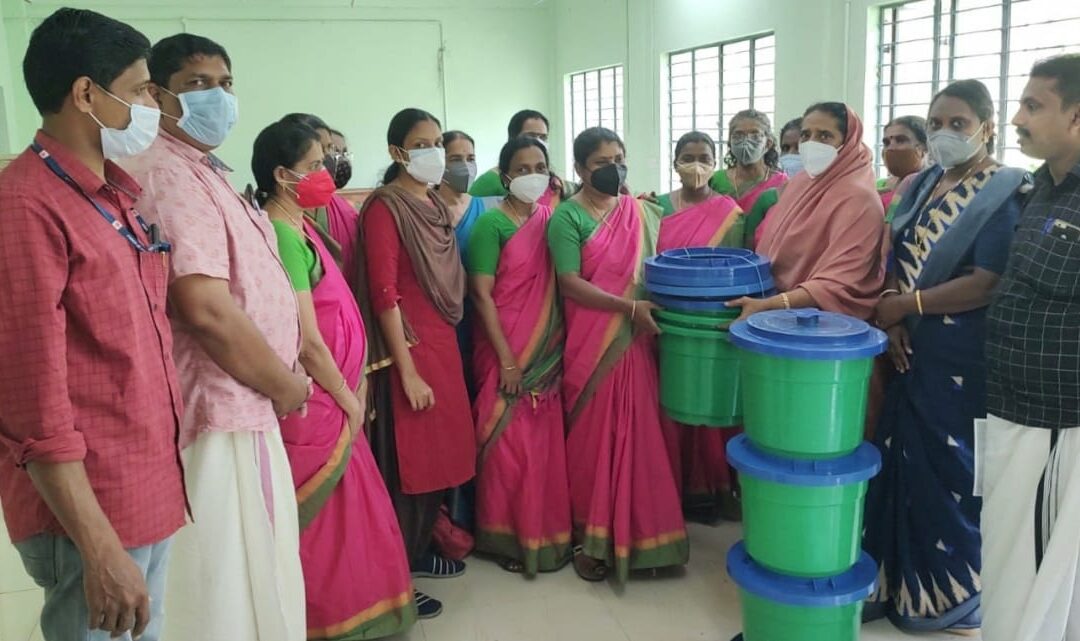 മാലിന്യ സംസ്കരണത്തിൽ പള്ളിക്കൽ പഞ്ചായത്ത്‌ ഒരു ചുവട് കൂടി