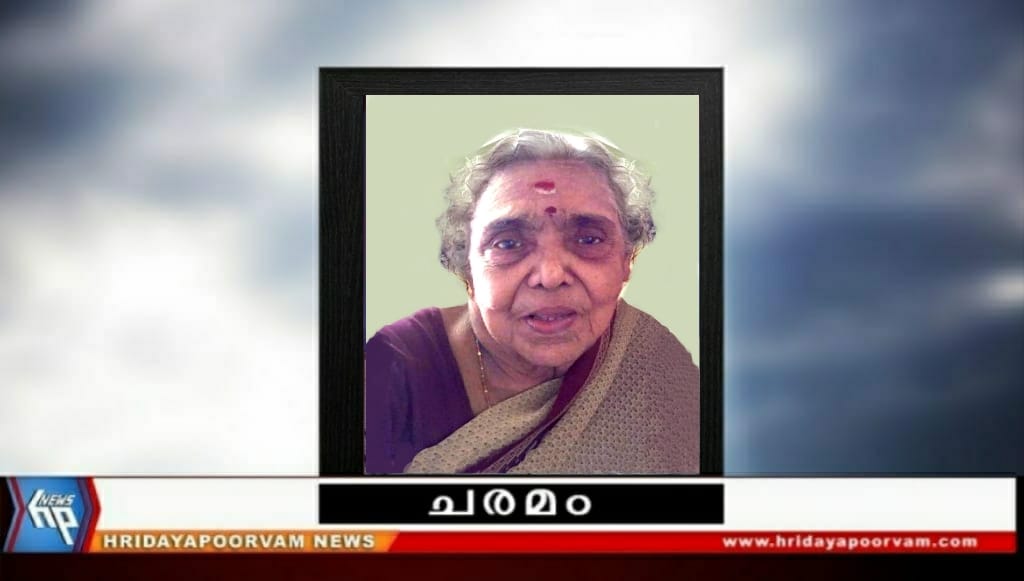 എൻ ഭാർഗ്ഗവിക്കുഞ്ഞമ്മ (91) അന്തരിച്ചു