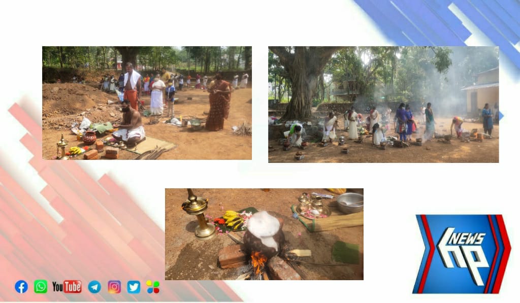 ആറ്റുകാൽ പൊങ്കാലയിടുന്നതിന് സൗകര്യമൊരുക്കി വാലഞ്ചേരി ഐരുമൂല ശ്രീമഹാ ശിവവിഷ്ണു ക്ഷേത്രം