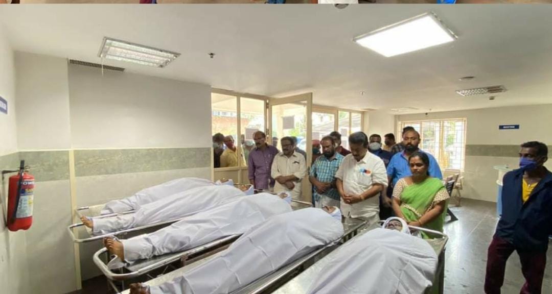 മണിക്കുട്ടനും കുടുംബത്തിനും നാടിൻറെ ബാഷ്പാഞ്ജലി