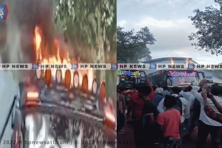 ബസിന് മുകളിൽ പൂത്തിരി കത്തിച്ച സംഭവം; ഡ്രൈവറുടെ ലൈസൻസ് റദ്ദാക്കാൻ ശുപാർശ