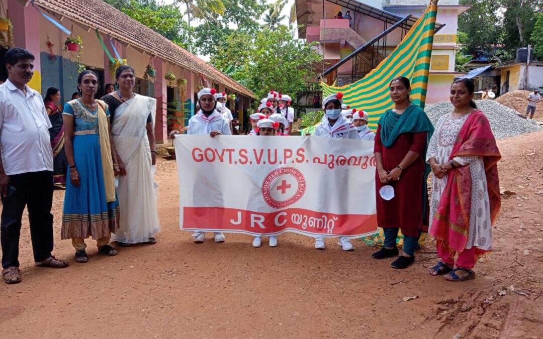 പുരവൂർ ഗവൺമെൻറ് എസ് വി യു പി സ്കൂളിൽ ജൂനിയർ റെഡ് ക്രോസ് യൂണിറ്റ് ഉദ്ഘാടനം നടന്നു