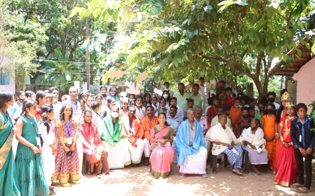 അമൃത വർഷത്തിൽ സ്മൃതി മരം ഒരുക്കി സി എൻ പി എസ്‌ യു പി എസ്‌ മടവൂർ