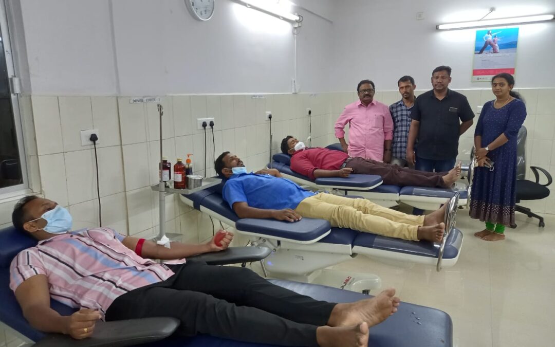 സി.ഐ ടി യു തിരു. ജില്ലാ സമ്മേളനത്തോടനുബന്ധിച്ച് രക്തദാനം സംഘടിപ്പിച്ചു