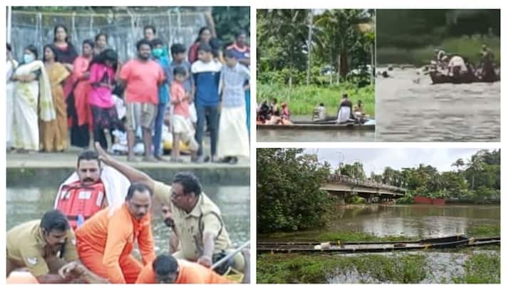 വള്ളംകളിക്കായി പോയ പള്ളിയോടം മറിഞ്ഞ് അപകടം