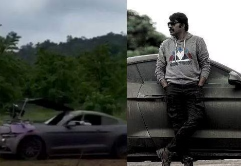 കാർ ഡ്രിഫ്റ്റ് ചെയ്ത് മമ്മൂട്ടി; വൈറലായി റോഷാക് വീഡിയോ