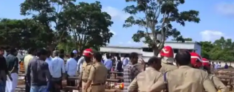 കാസര്‍കോട് ശാസ്ത്ര മേളയ്ക്കിടെ പന്തല്‍ തകര്‍ന്നു; വിദ്യാര്‍ത്ഥികള്‍ക്ക് പരിക്ക്