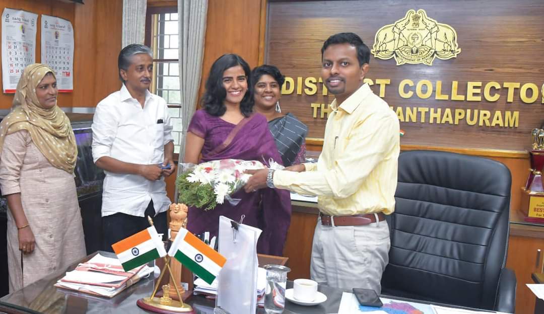 തിരുവനന്തപുരം ജില്ലാ സബ് കളക്ടറായി ഡോ.അശ്വതി ശ്രീനിവാസ് ചുമതലയേറ്റു