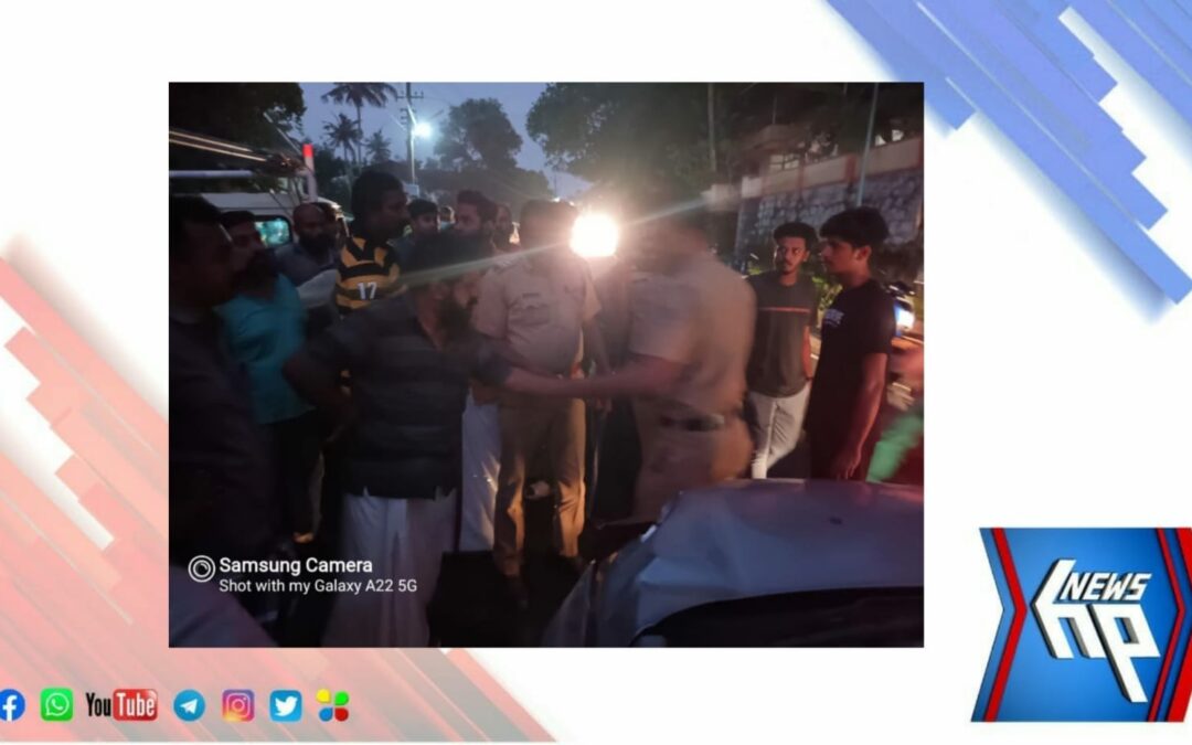 നവായിക്കുളത്ത് മദ്യപിച്ച് വാഹനം ഓടിച്ച ഡ്രൈവർ അറസ്റ്റിൽ