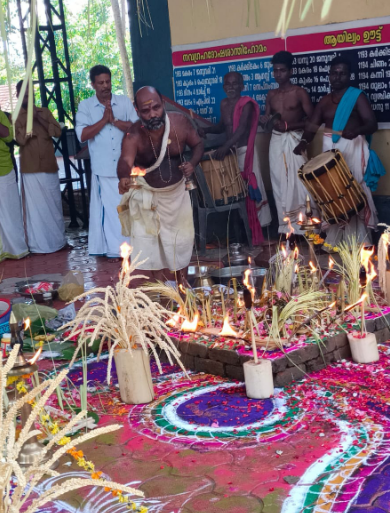 തിനവിള രാമരച്ചംവിള ശ്രീദുർഗ്ഗാംബിക ക്ഷേത്രത്തിൽ തുലാം മാസം ആയില്യം ഊട്ട്