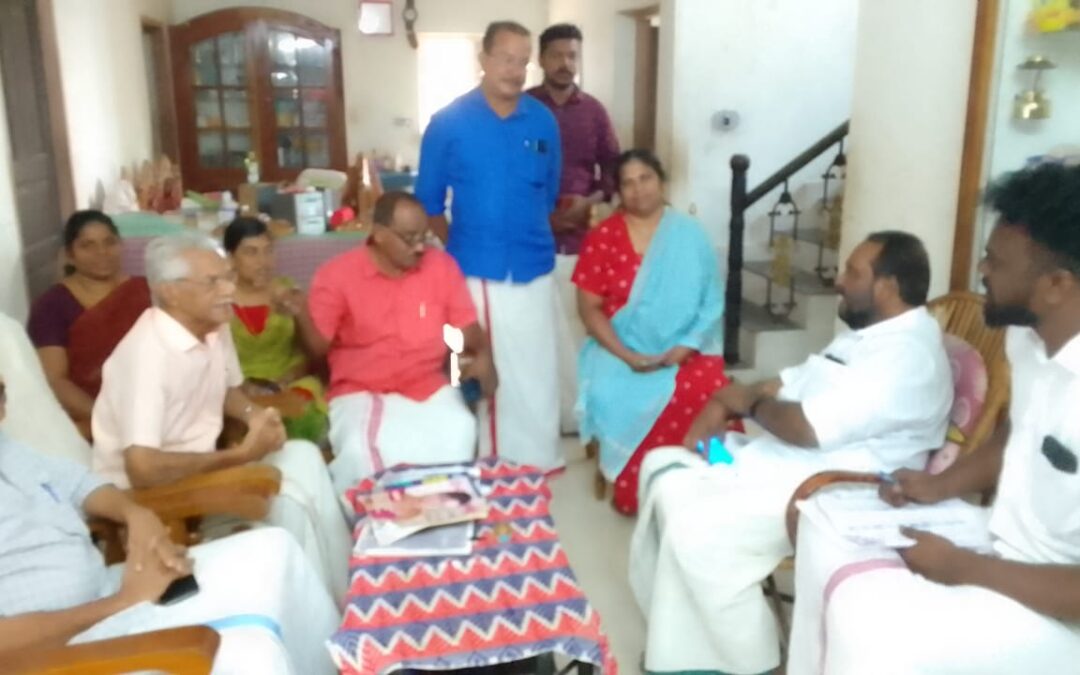 സിപിഐ എം ആറ്റിങ്ങൽ വെസ്റ്റ് ലോക്കൽ കമ്മിറ്റി ഭവന സന്ദർശനം നടത്തി