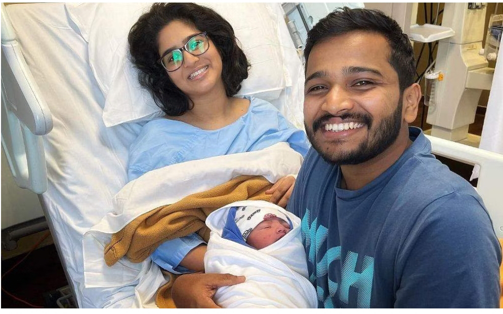 നടനും സംവിധായകനുമായ ബേസില്‍ ജോസഫ് അച്ഛനായി