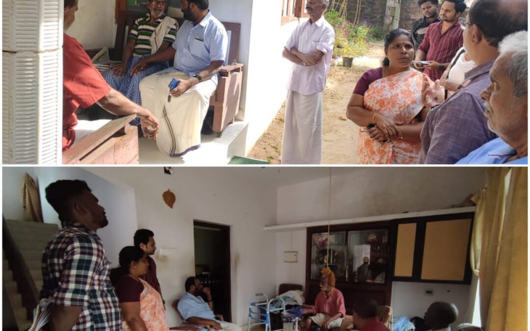 സി.പി.ഐ എം ആറ്റിങ്ങൽ വെസ്റ്റ് ലോക്കൽ കമ്മിറ്റി മാമം മേഖലയിൽ ഗൃഹസന്ദർശനം നടത്തി