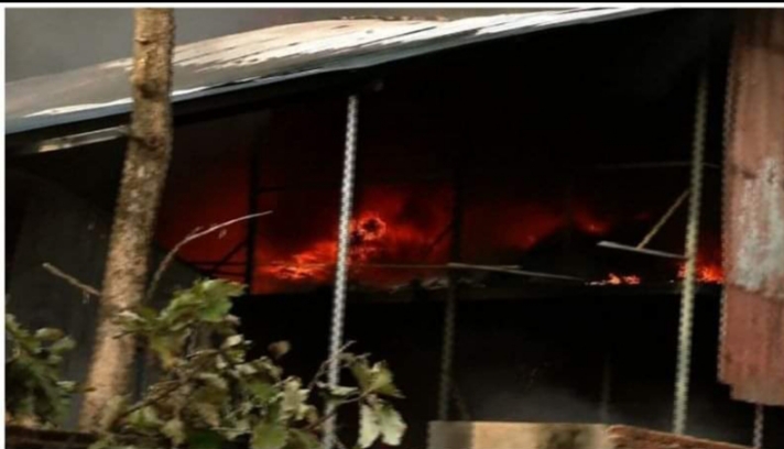 തിരുവനന്തപുരം നഗരത്തില്‍ തീപിടുത്തം