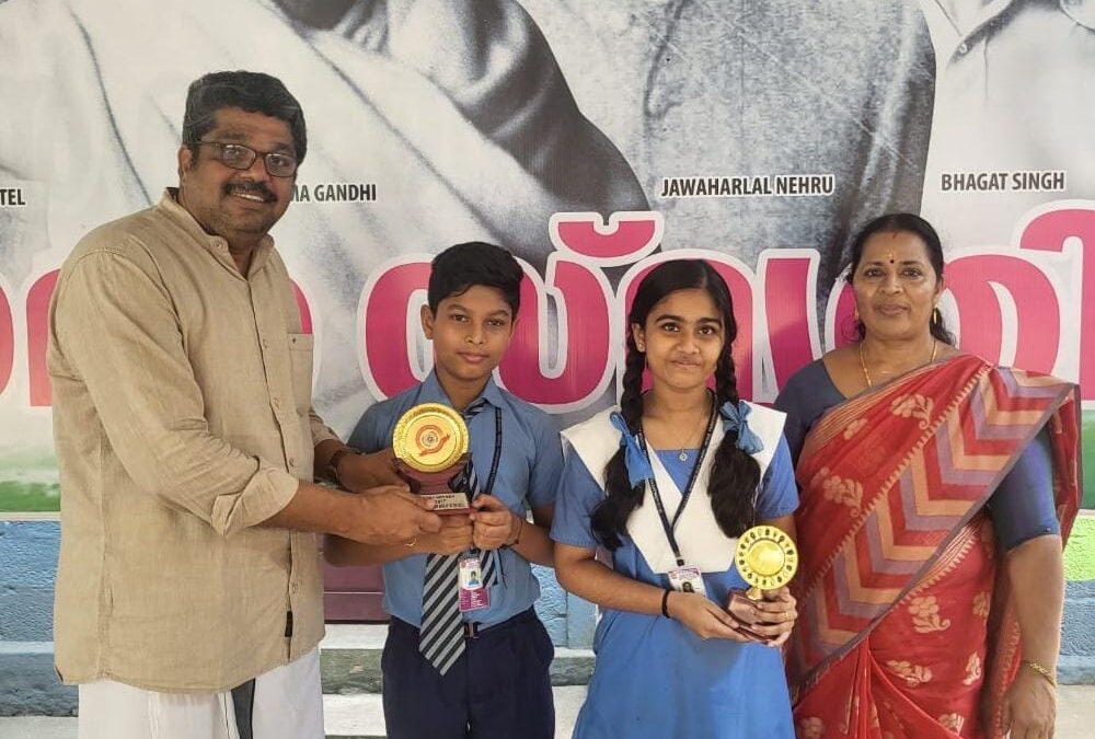 മാതൃഭാഷാ ദിനാചരണത്തോടനുബന്ധിച്ച് മലയാളത്തിൽ കൈയൊപ്പ് മത്സരം നടത്തി