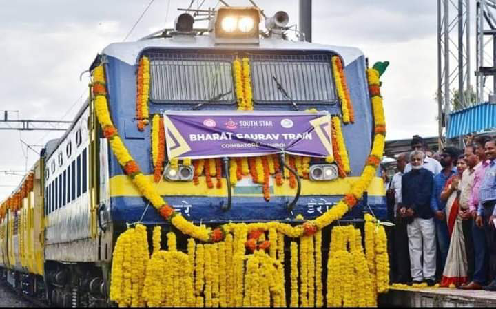കൊല്ലം – ചെങ്കോട്ട പാതയിലൂടെയുള്ള ആദ്യത്തെ ഭാരത് ഗൗരവ് ടൂറിസ്റ്റ് ട്രെയിൻ സർവ്വീസ് പ്രഖ്യാപിച്ചു