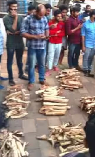 കാറില്‍ ഒളിപ്പിച്ചുകടത്തിയ ഒരു ക്വിന്റല്‍ ചന്ദനവുമായി രണ്ടു പേര്‍ പിടിയില്‍