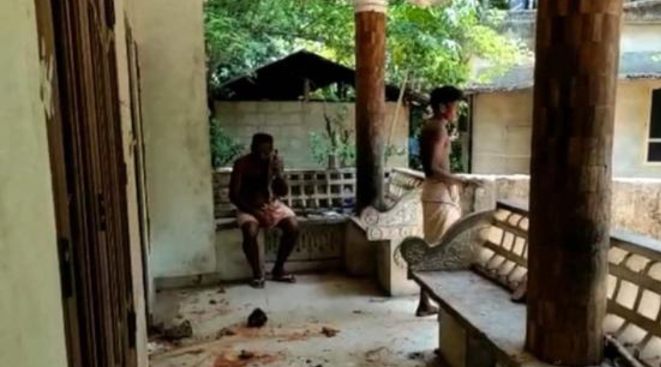 ആന പാപ്പാൻമാരെ വീട് കയറി അക്രമിച്ച് പത്തംഗ സംഘം