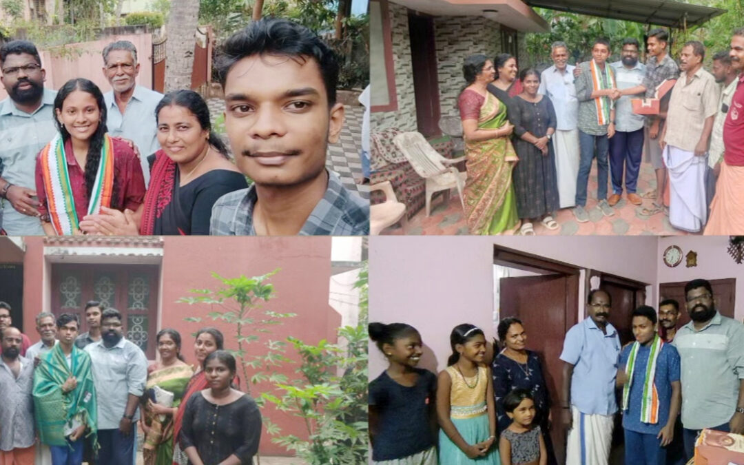 ഫുൾ എ പ്ലസ് വാങ്ങി ഉന്നത വിജയം കരസ്ഥമാക്കിയ വിദ്യാർഥികളെ ആദരിച്ചു