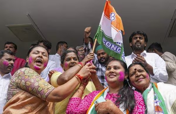 മോദി പ്രഭാവം ഏറ്റില്ല; താമരയ്ക്കു മങ്ങല്‍; കര്‍ണാടകയില്‍ കോണ്‍ഗ്രസ് മുന്നേറ്റം