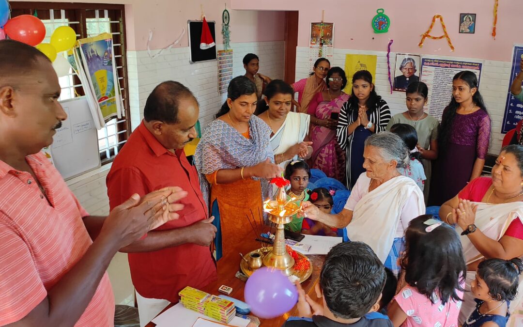 മുനിസിപ്പാലിറ്റി ഒന്നാം നമ്പർ അങ്കണവാടിയിലെ പ്രവേശനോദ്ഘാടനം നടന്നു