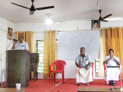 അശോകൻ കായിക്കരയുടെ “ദൈവത്തിന്റെ കാൽപ്പാട്” കവിതാസമാഹാരത്തെ അടിസ്ഥാനപ്പെടുത്തി പുസ്തക ചർച്ച സംഘടിപ്പിച്ചു