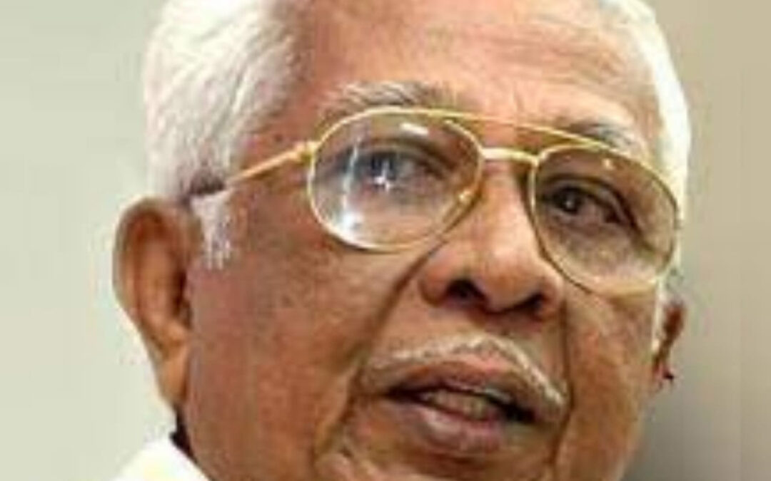 വക്കം പുരുഷോത്തമൻ അന്തരിച്ചു
