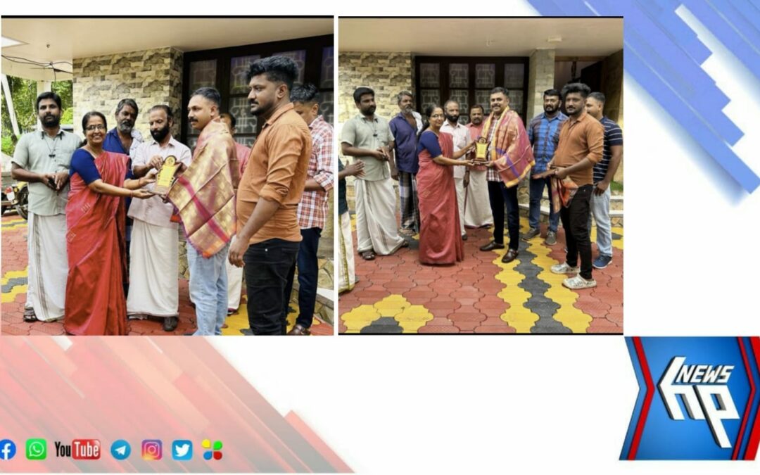 കഠിനംകുളം പോലീസ് സ്റ്റേഷനിലെ ഉദ്യോഗസ്ഥർക്ക് ആദരവ് നൽകി