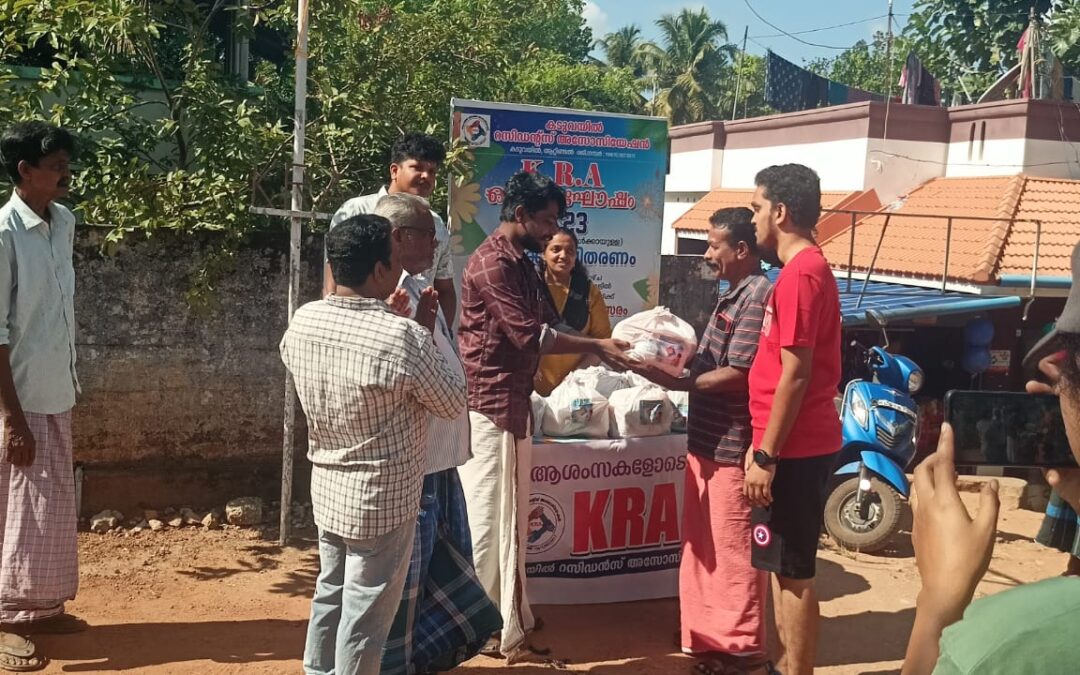 ഭക്ഷ്യ കിറ്റുകൾ വിതരണം ചെയ്തു; കടുവയിൽ  റസിഡൻസ് അസോസിയേഷൻ