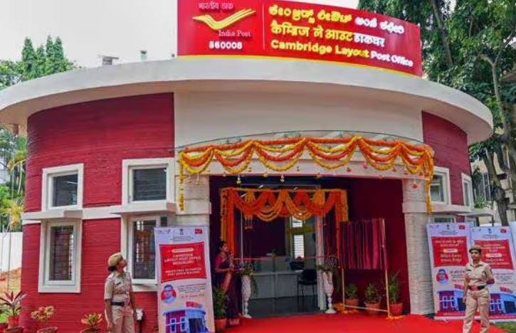 ഇന്ത്യയിലെ ആദ്യത്തെ ‘ത്രീഡി പ്രിന്റഡ്’ പോസ്റ്റ് ഓഫീസ് തുറന്നു‌