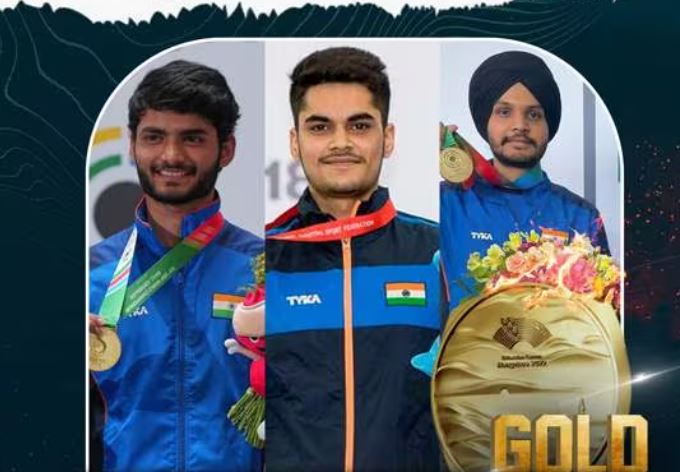 അഞ്ചാം ദിനത്തിന് ആറാം സ്വര്‍ണത്തോടെ തുടക്കം; ഷൂട്ടിങില്‍ വീണ്ടും ഇന്ത്യക്ക് സുവര്‍ണ നേട്ടം