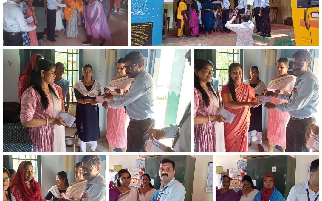 അധ്യാപക ദിനത്തിൽ ആറ്റിങ്ങൽ ഭീമ വിവിധ സ്കൂളുകളെ ആദരിച്ചു