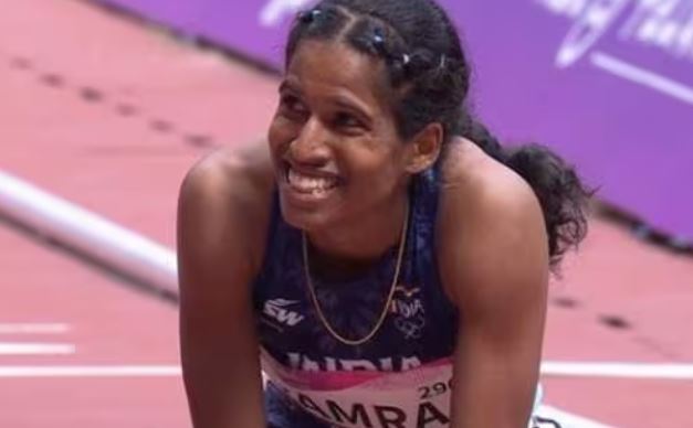 പിടി ഉഷയുടെ റെക്കോര്‍ഡിനൊപ്പം, വിദ്യ രാംരാജിന് ചരിത്രനേട്ടം; ഏഷ്യന്‍ ഗെയിംസില്‍ മെഡല്‍ പ്രതീക്ഷ