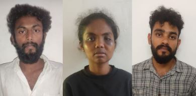 ഡോക്ടറെ ഭീഷണിപ്പെടുത്തി പണം തട്ടിയ സംഭവത്തിൽ യുവതി ഉൾപ്പെടെ മൂന്ന് പേർ അറസ്റ്റിൽ