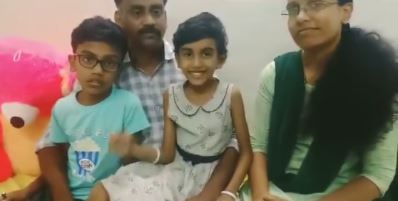 പ്രാർഥിച്ച എല്ലാവർക്കും നന്ദി, ലവ് യു ഓൾ’; നന്ദി പറഞ്ഞ് ആറുവയസ്സുകാരി