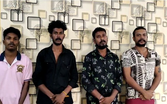 ഹോട്ടൽ ഉടമയെ വെട്ടി പരിക്കേൽപ്പിച്ച 6 അംഗ സംഘത്തിലെ 4 പേരെ  പൊലീസ് പിടികൂടി
