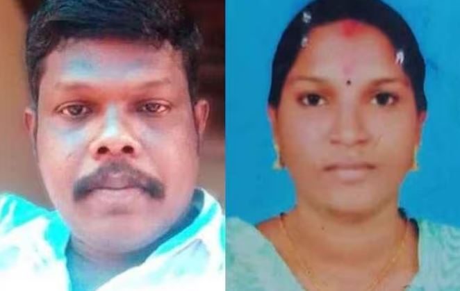 ഭാര്യയെ വെട്ടിക്കൊലപ്പെടുത്തിയ ശേഷം ഒളിവില്‍ പോയ യുവാവിന്റെ മൃതദേഹം റെയില്‍വേ ട്രാക്കില്‍