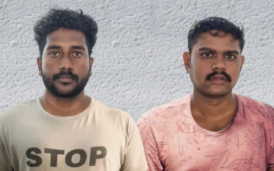 വർക്കല  പാപനാശം ഹെലിപ്പാഡിൻറെ മുകളിൽ നിന്നും ചാടി യുവതി ആത്മഹത്യയ്ക്ക് ശ്രമിച്ച സംഭവത്തിൽ വഴിത്തിരിവ്; തമിഴ്നാട് സ്വദേശികൾ അറസ്റ്റിൽ