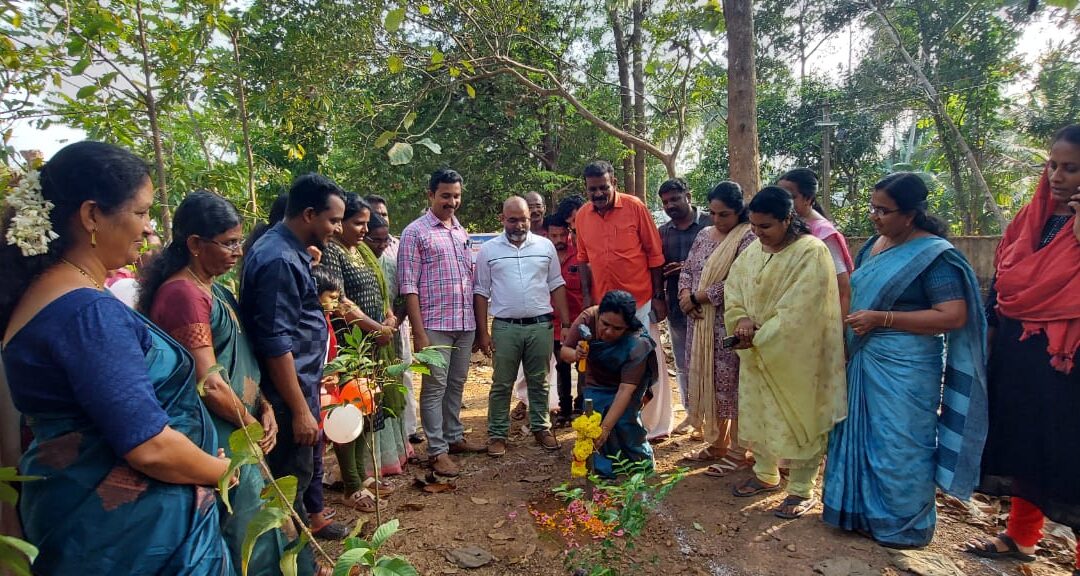 വർണക്കൂടാരം നിർമാണ ഉദ്ഘാടനം നിർവഹിച്ച് ആറ്റിങ്ങൽ എം എൽ എ