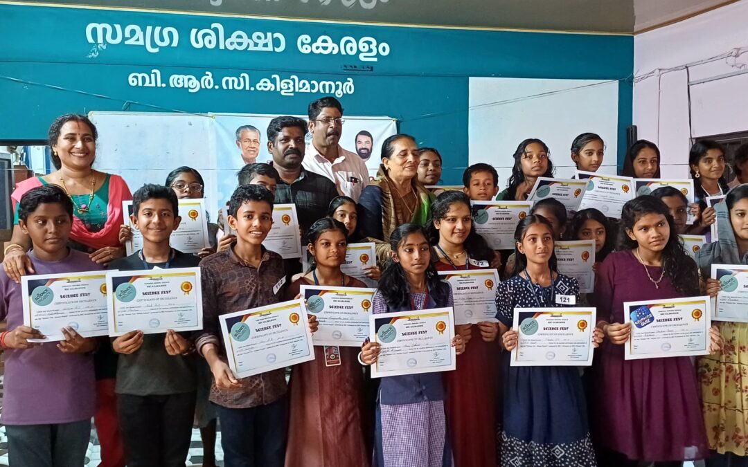 സയൻസ് ഫെസ്റ്റും ക്വിസ്സും സംഘടിപ്പിച്ച് കിളിമാനൂർ ബി ആർ സി
