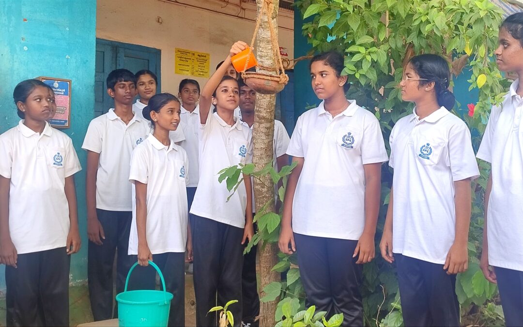 ‘കിളികൾ കൂളാവട്ടെ’ ക്യാമ്പയിനുമായി അവനവഞ്ചേരി ഗവ. ഹൈസ്കൂളിലെ കുട്ടിപ്പോലീസ് ടീം