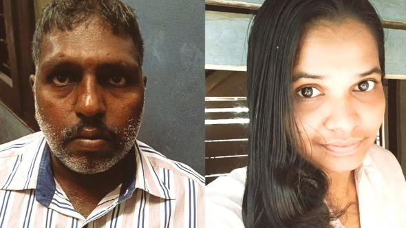 മക്കളുടെ മുന്നിലിട്ട് ഭാര്യയെ ഭര്‍ത്താവ് വെട്ടിക്കൊന്നു, പ്രതി പൊലീസില്‍ കീഴടങ്ങി