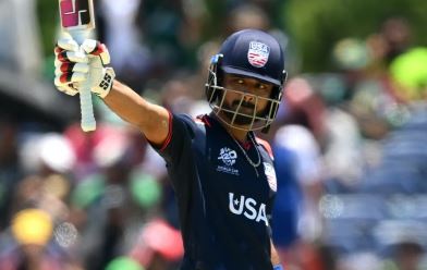 ടി 20 ലോകകപ്പ്: സൂപ്പർ ഓവറിൽ പാകിസ്ഥാനെ തകർത്ത് യുഎസ്എ