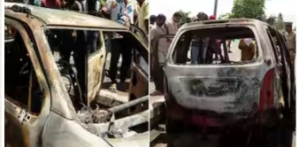 ഓടിക്കൊണ്ടിരുന്ന കാറിന് തീപിടിച്ച് ഒരാൾ മരിച്ചു