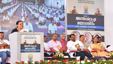 ‘സംസ്ഥാനത്ത് 10,000 യോഗ ക്ലബ്ബുകള്‍ സ്ഥാപിക്കും’: മന്ത്രി വീണാ ജോര്‍ജ്