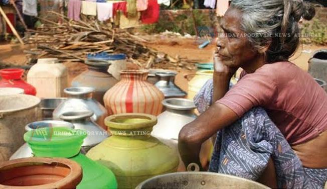 കുടിവെള്ളം കിട്ടാതെ നട്ടംതിരിഞ്ഞ് നെടുങ്ങണ്ട നിവാസികൾ : പ്രതിഷേധവുമായി ബിജെപി