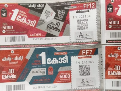 ഒരു കോടിയുടെ ഭാ​ഗ്യശാലി ആര്?; ഫിഫ്റ്റി ഫിഫ്റ്റി ലോട്ടറി ഫലം പ്രഖ്യാപിച്ചു