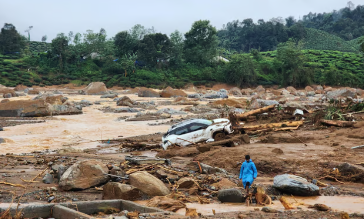 ഉരുള്‍പൊട്ടല്‍ സാധ്യതയുള്ള 30 ജില്ലകളില്‍ പത്തും കേരളത്തില്‍;