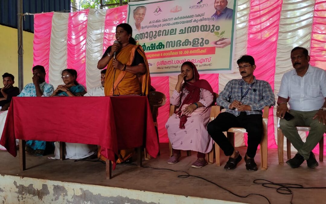 ഞാറ്റുവേല ചന്തയുടെ ഉദ്ഘാടനം നടന്നു
