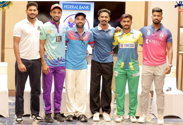 കേരള ക്രിക്കറ്റ് ലീ​ഗ് ഔദ്യോ​ഗികമായി അവതരിപ്പിച്ചു, പോരാട്ടങ്ങൾ തിങ്കളാഴ്ച മുതൽ